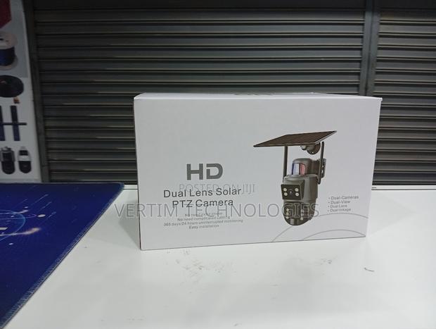 Ubox Imported 4mp Dual Lens PTZ Camera 4g Solar