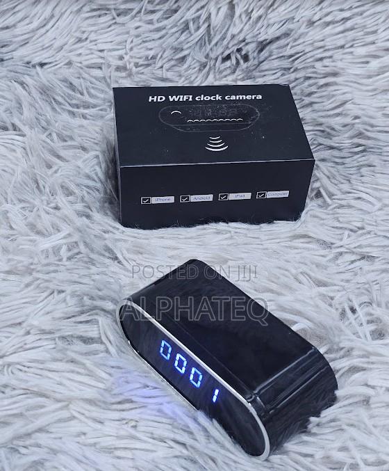 Digital Clock Hidden Camera With Phone Monitoring