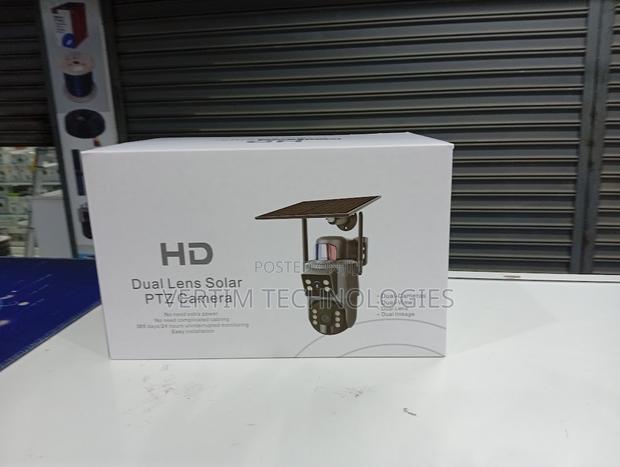 4mp Ubox Dual Lens 4g Solar Camera Full Color With Audio