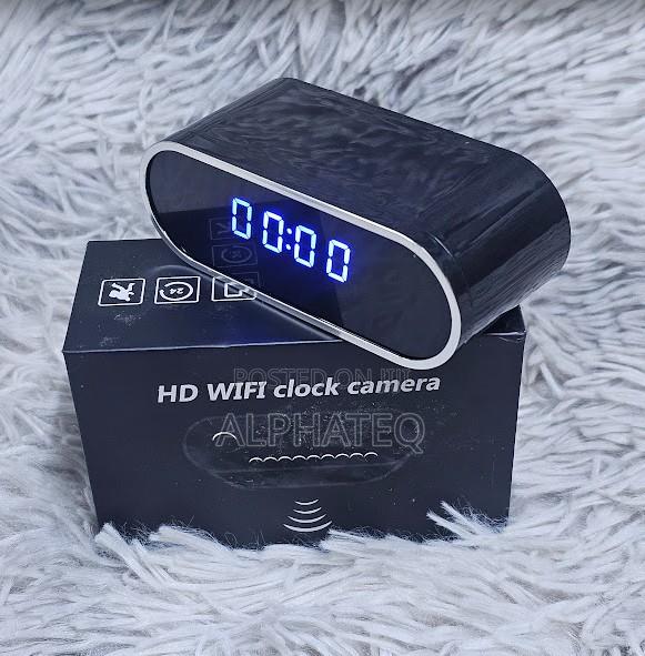Mini Clock Camera Hd Wifi Hidden Surveillance Device