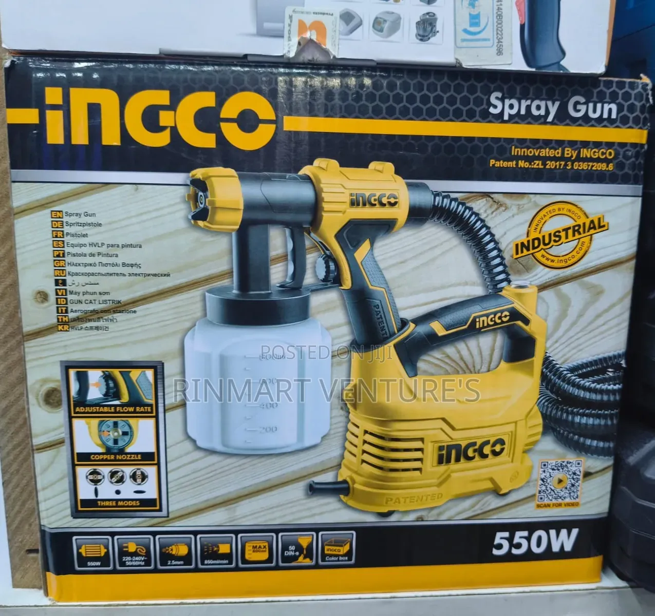 Ingco 550w Electric Paint Sprayer Gun