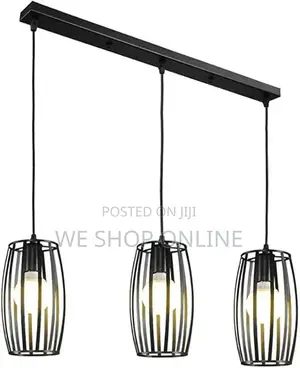 3 PCS Metal Cage Pendant Lights