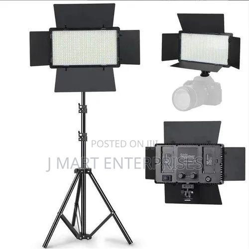 Led Studio Light Panel With Stand – Adjustable Brightness Remote - main view