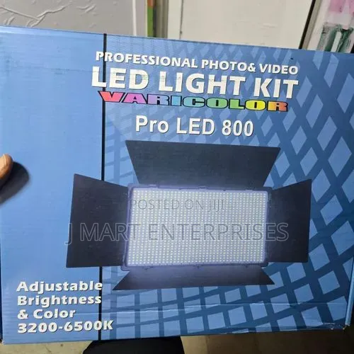 Led Studio Light Panel With Stand – Adjustable Brightness Remote