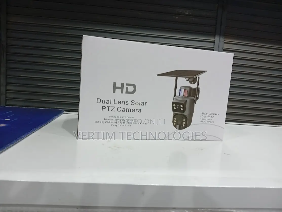 Wifi Ubox Wireless Dual Lens Solar-Powered Outdoor PTZ C