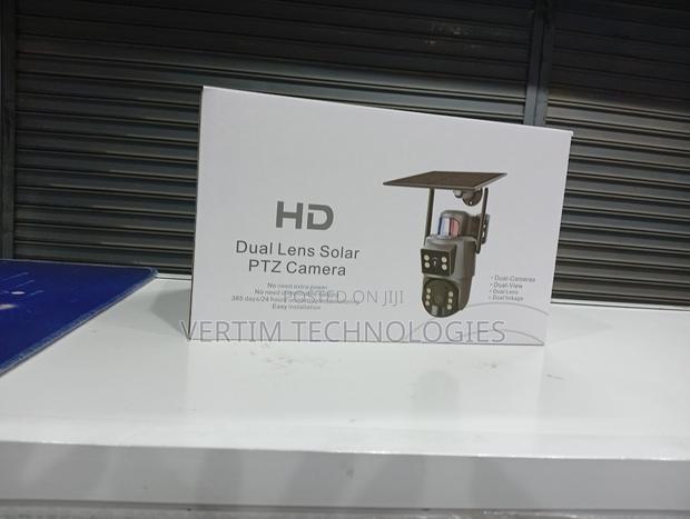 Wifi Ubox Wireless Dual Lens Solar-Powered Outdoor PTZ C