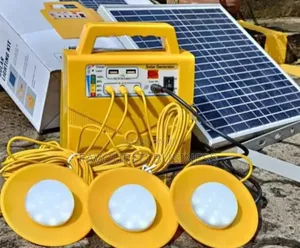 Top Top Guarantee Solar Lighting System /4 Led Lights With Fm Radio