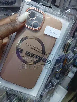 Matte-Finish Magnetic Phone Case Featuring a Camera Lens Protecto