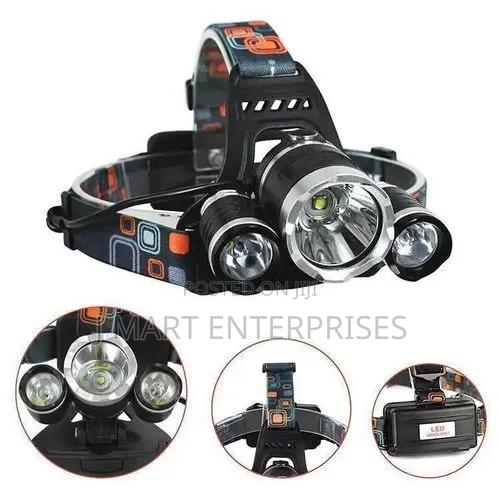 3 Lights Rechargeable T6 Headlamp