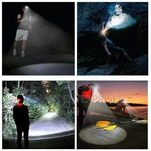 3 Lights Rechargeable T6 Headlamp