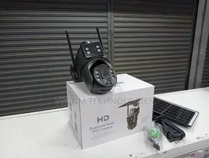 Ubox Dual Lens Wifi Outdoor CCTV PTZ Solar Camera