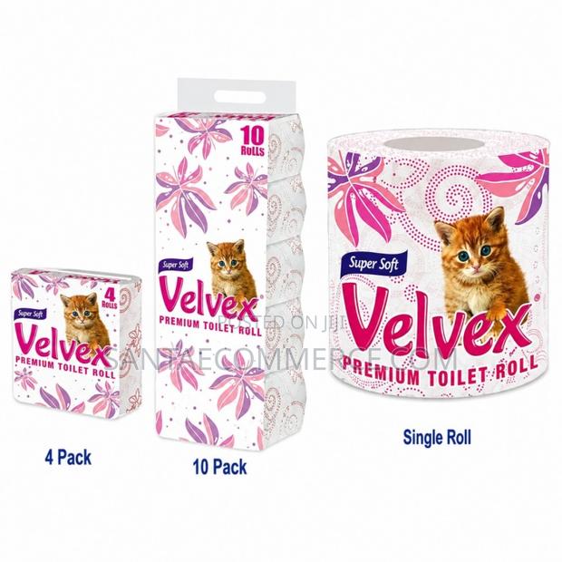 Velvex Ultar Pink Printed 200sheets Toilet Tissue Paper 2ply