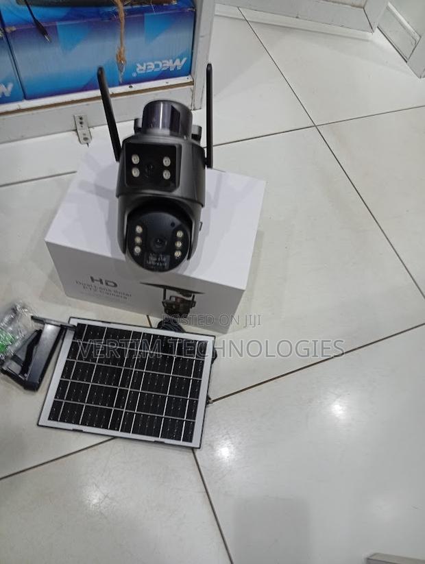 Advanced Ubox Dual Lens Outdoor PTZ Solar Camera Wifi Enabled