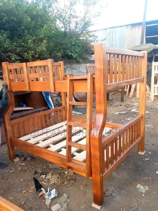 Brown Double Decker Bed
