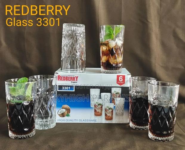 3301 Redberry Plain Glass
A Set of 6pcs