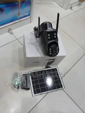 Dazzling Ubox Sd320 Wifi Dual Lens Outdoor PTZ Solar Camera