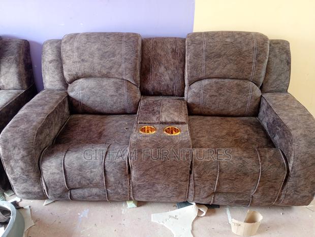 Grey Semi Recliner Seat