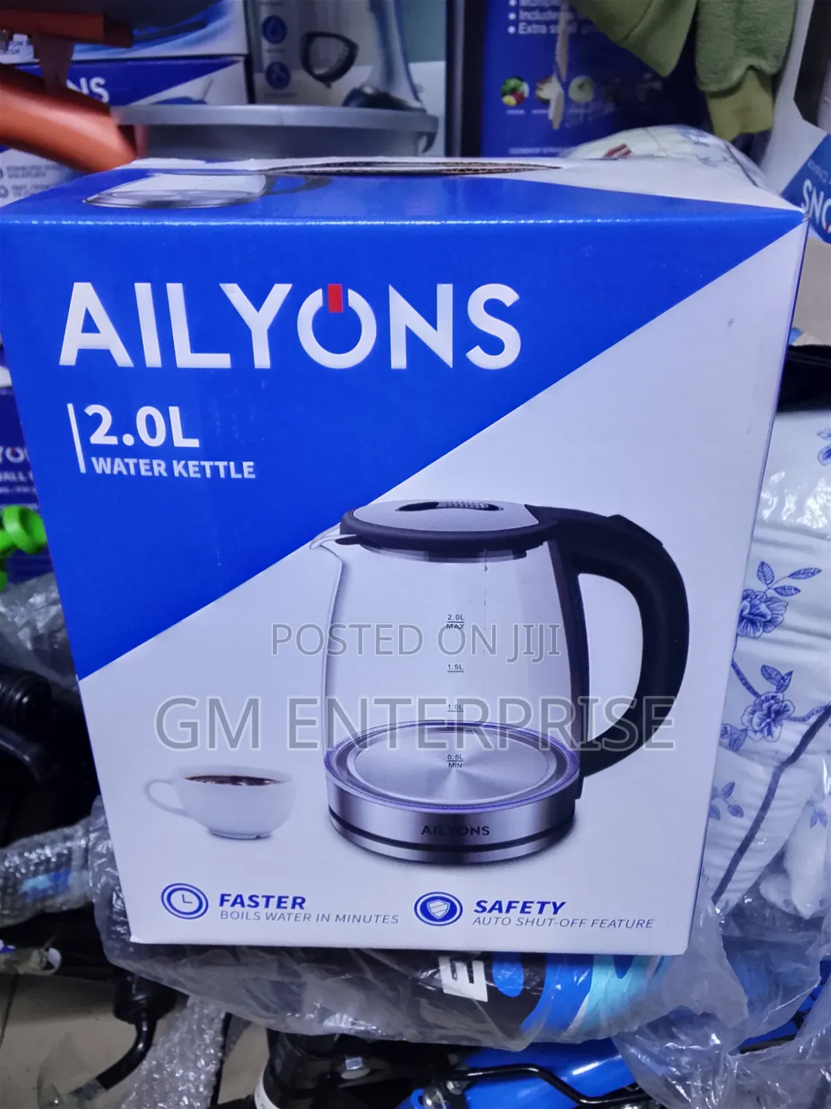 Ailyons Glass Electric Kettle
