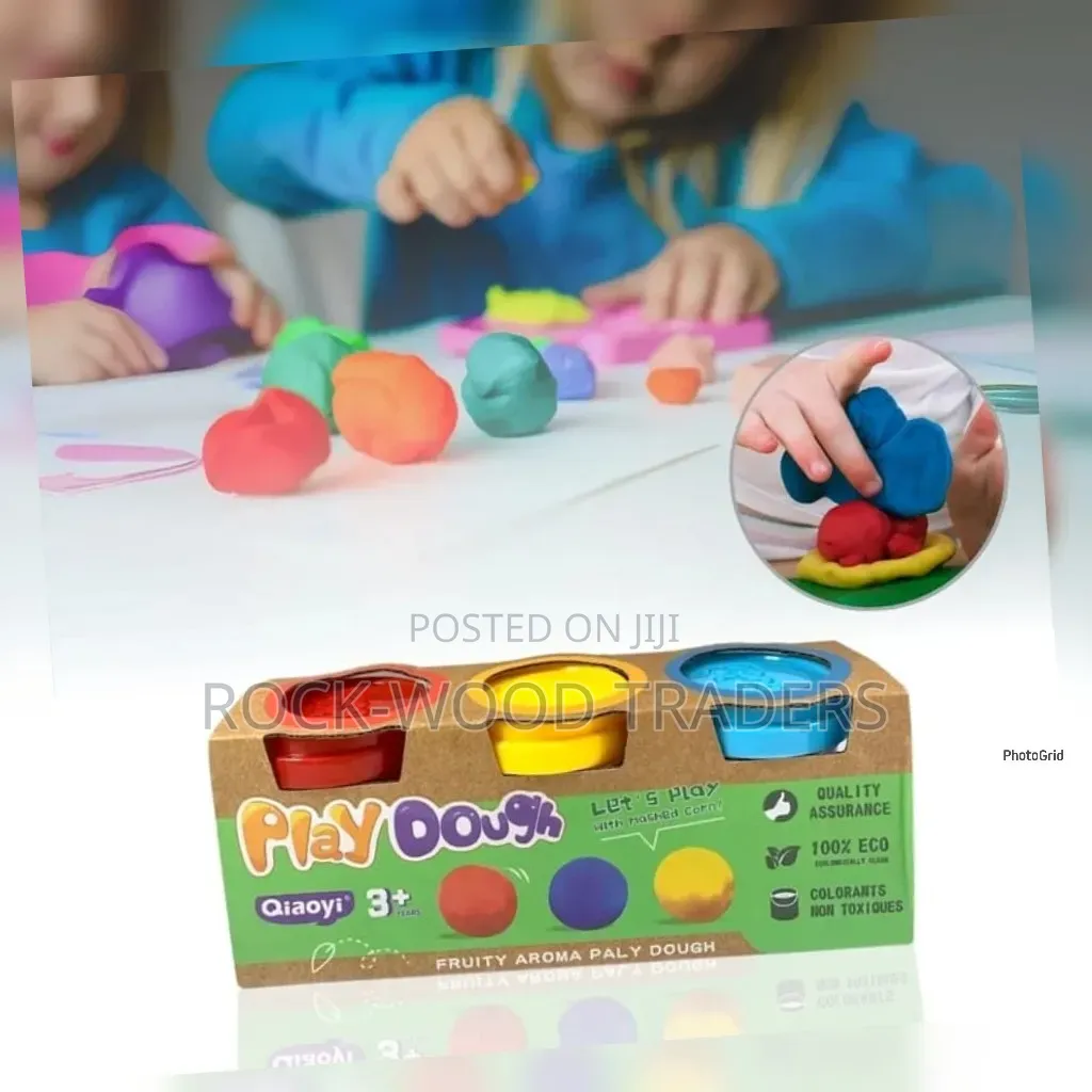 Coloured Play Dough for Kids