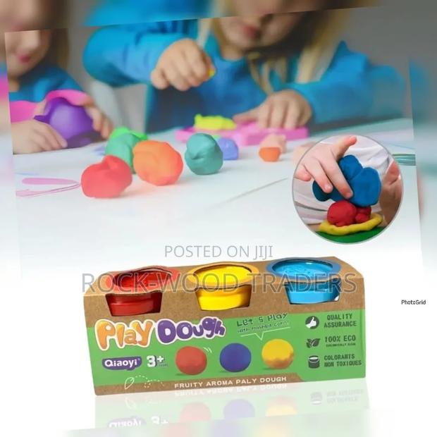 Coloured Play Dough for Kids