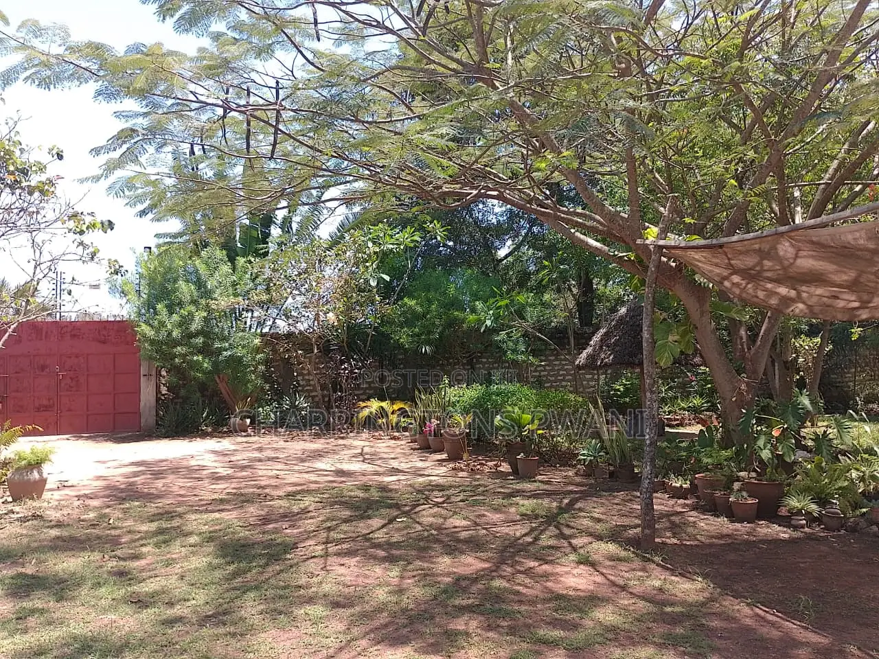 1⁄4 Acre Garden Plot| Borehole | Gazebo |Walled Compound| 4km to Beach