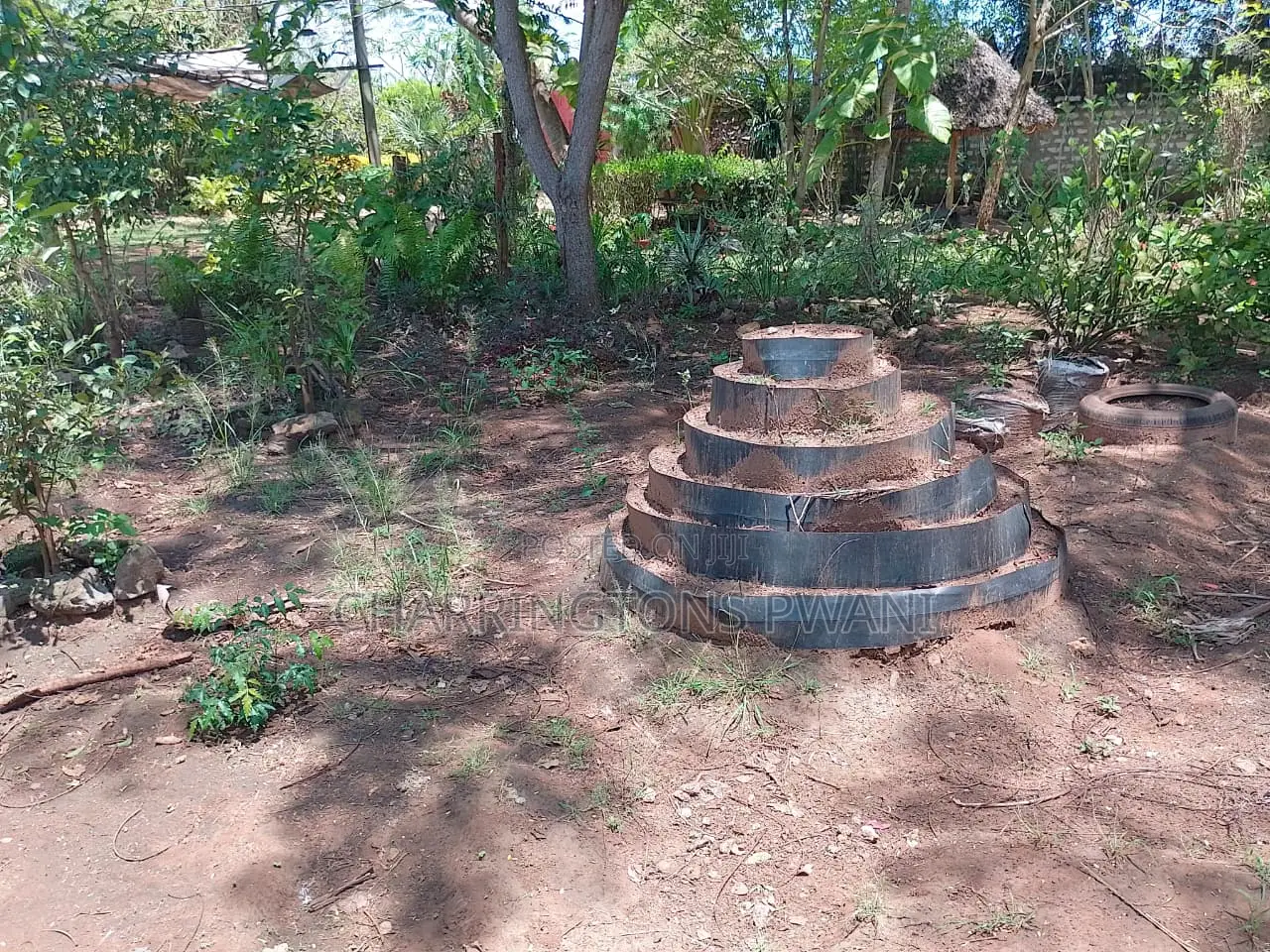 1⁄4 Acre Garden Plot| Borehole | Gazebo |Walled Compound| 4km to Beach