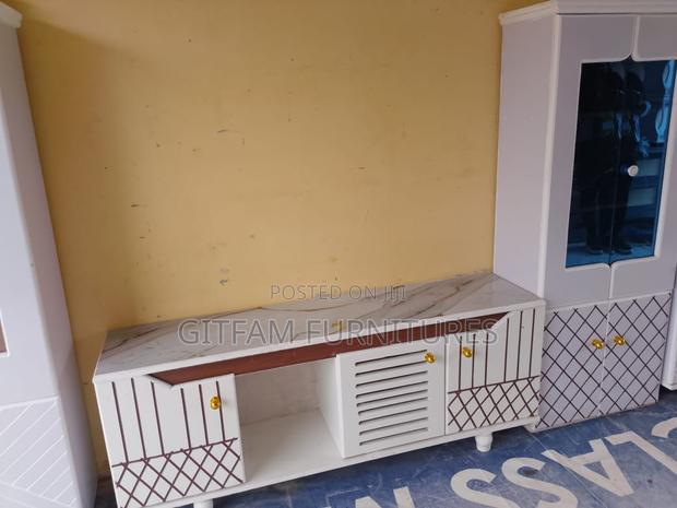 White/Brown Tv Stand