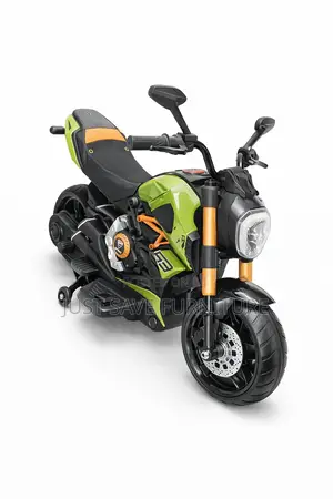 Kids Electric Motorbike(Rechargeable Rideon,Bike With Training Wheels)