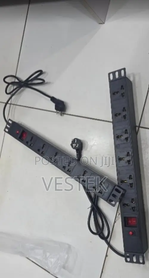 6 Way Uk Style Socket Pdu Rack Mount