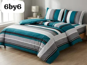 Black Striped Bedding Set
