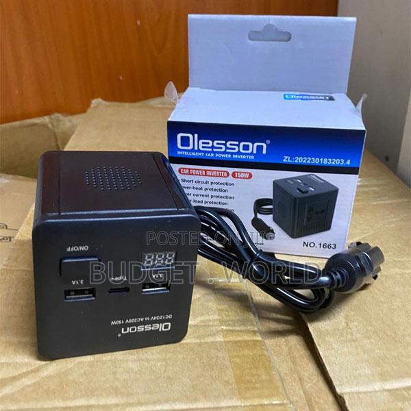 150w Car Power Inverter 12v/24v to 220v Ac Converter Built-in Car Adap
