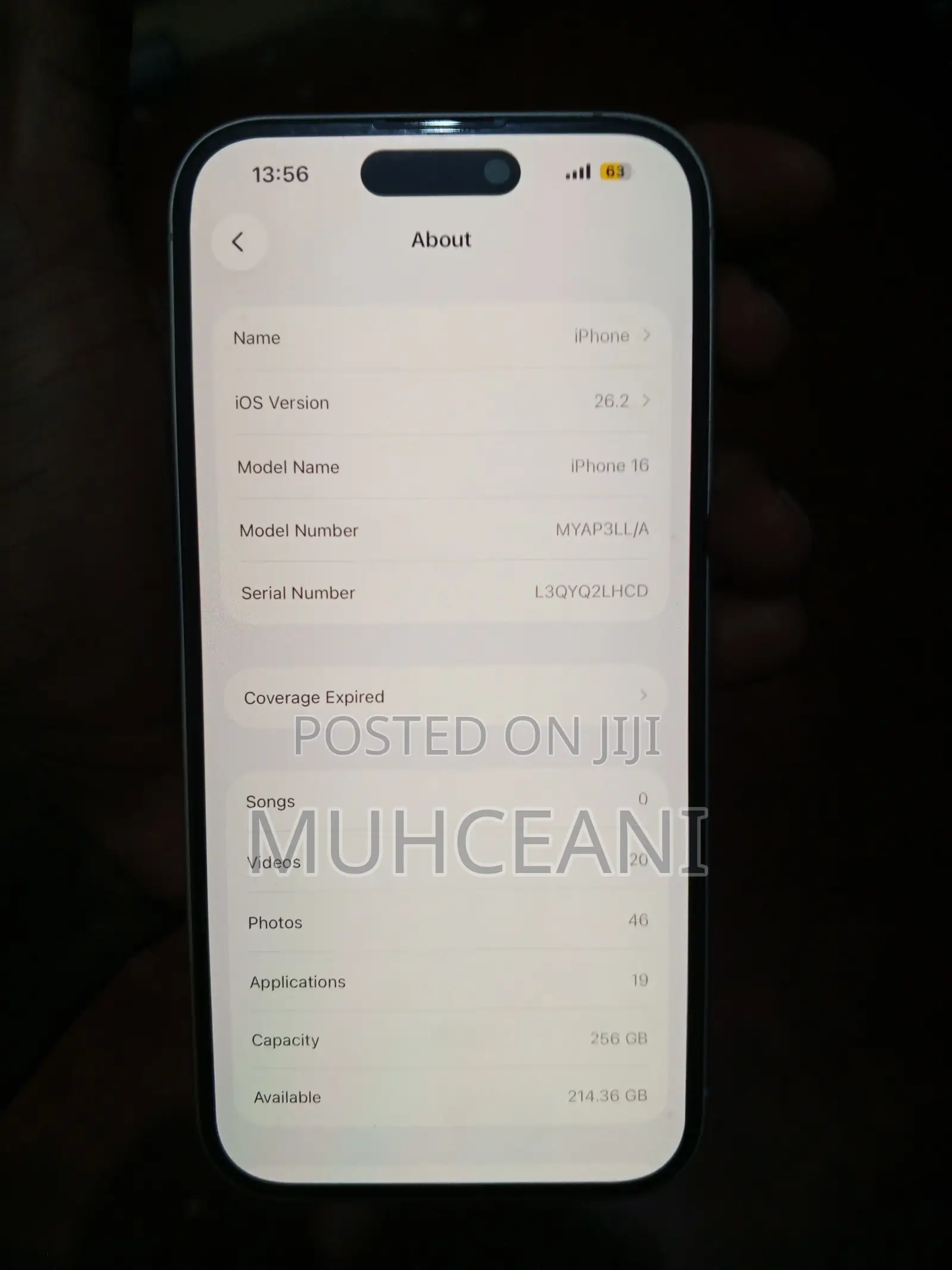 iPhone 16 Plain 256gb