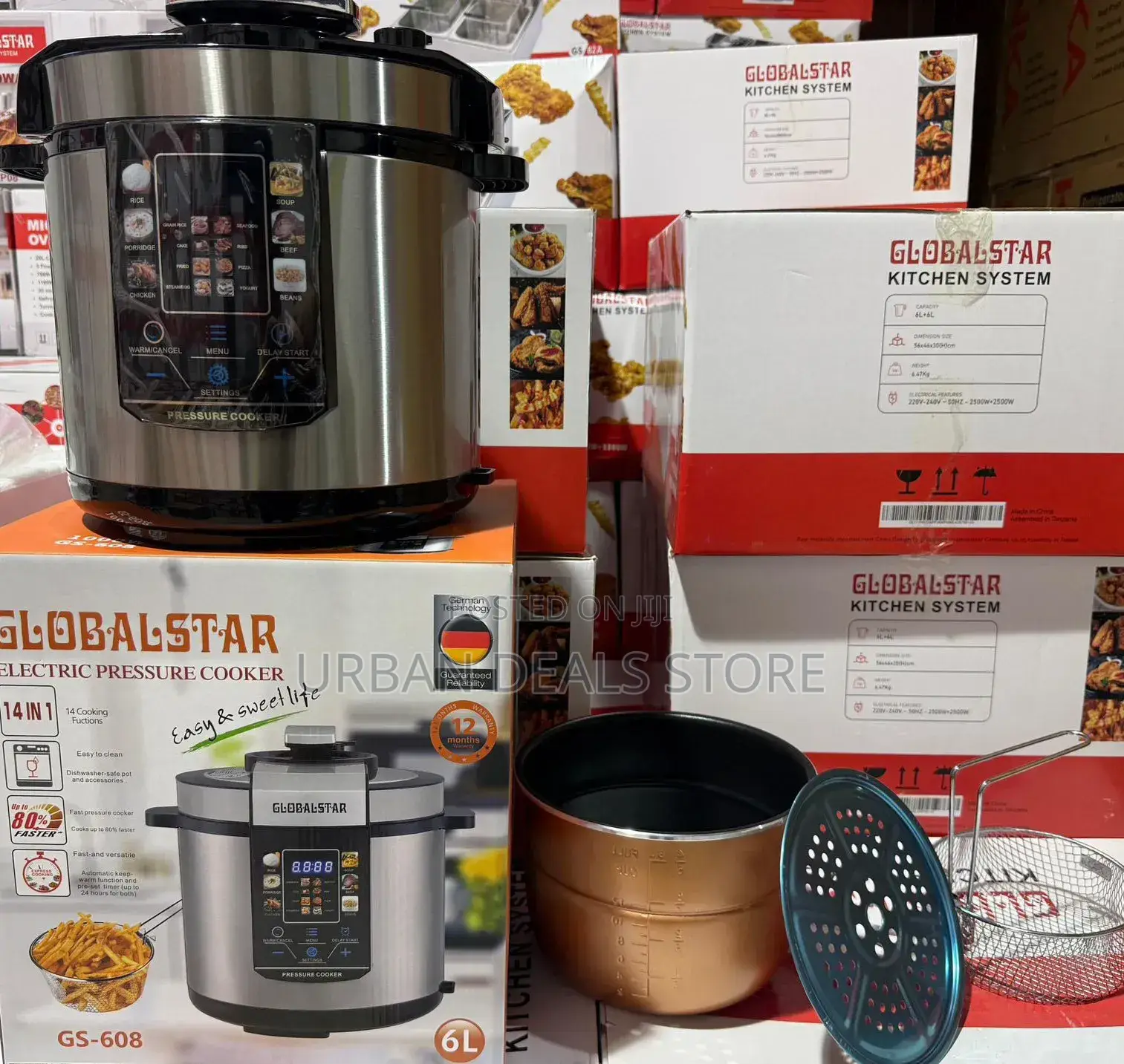 6 Litres 14 in 1 Function Globalstar Pressure Cooker