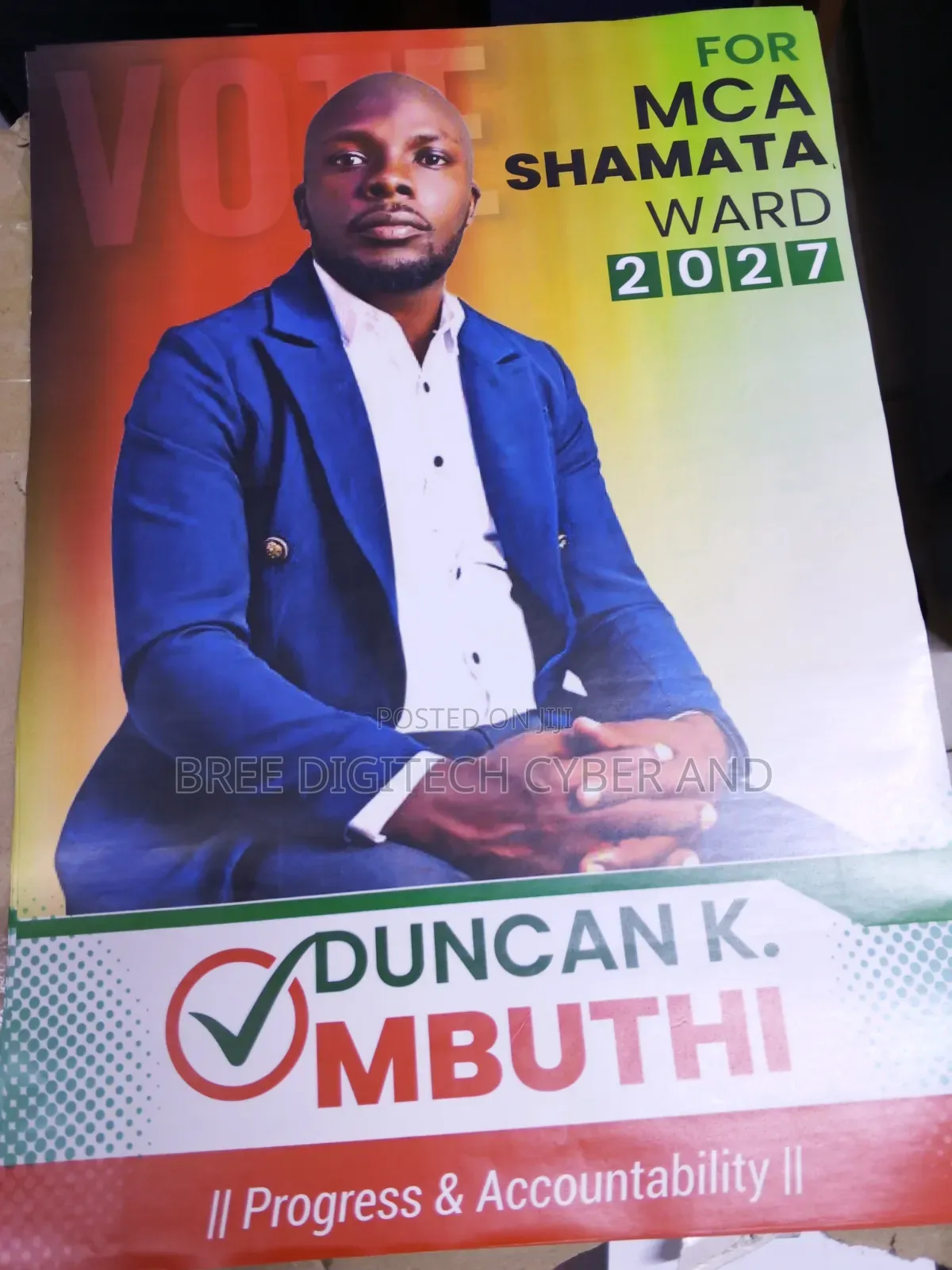 Campaign Sticker Printing