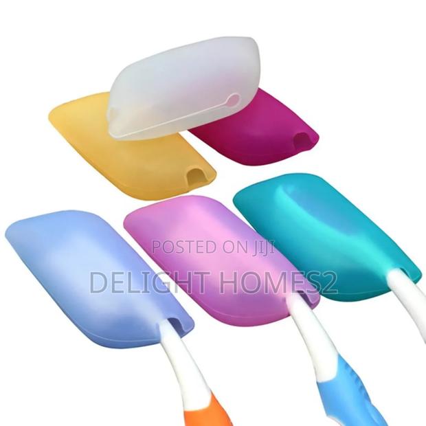 2pcs Silicon Portable Head Cover For Toothbrush_esj