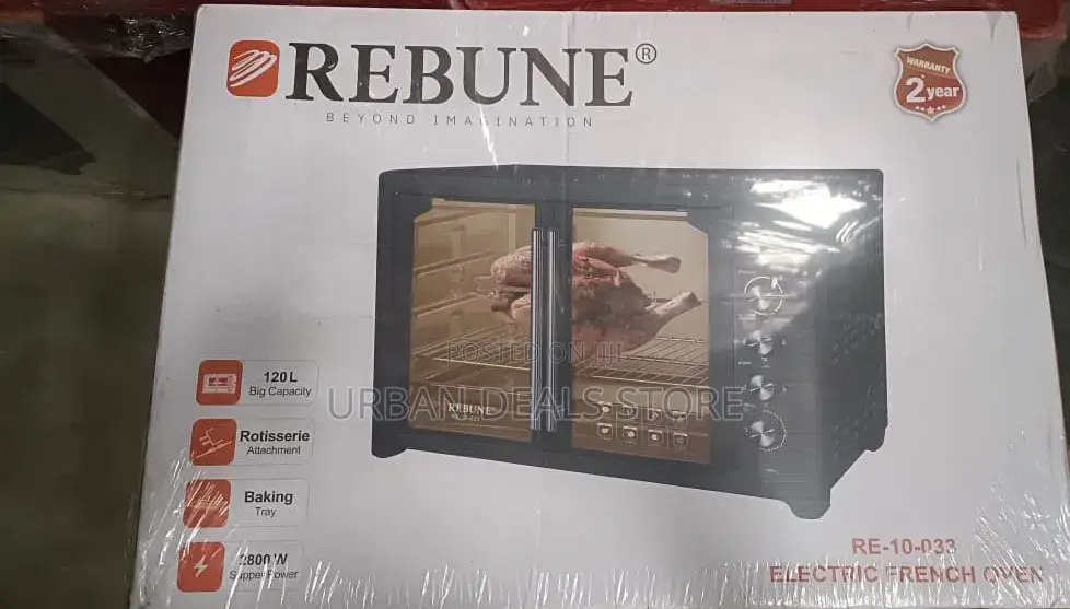 75 Litres Rebune Re-10-031 Commercial Double Door Oven