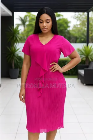 Free Size Pleated Ladies Occasion Wear