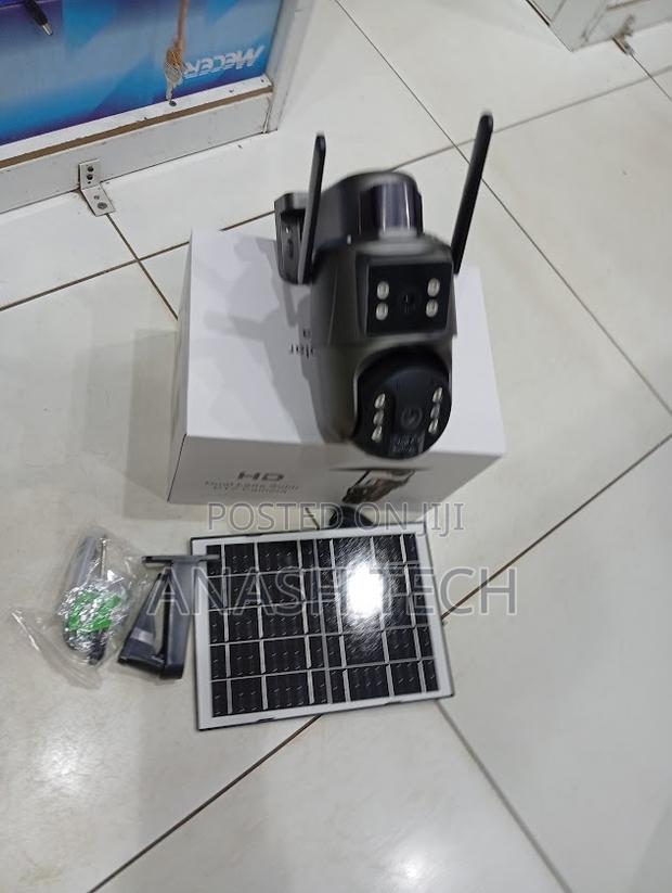 Wifi Ubox 4mp Dual Lens Solar PTZ CCTV Camera