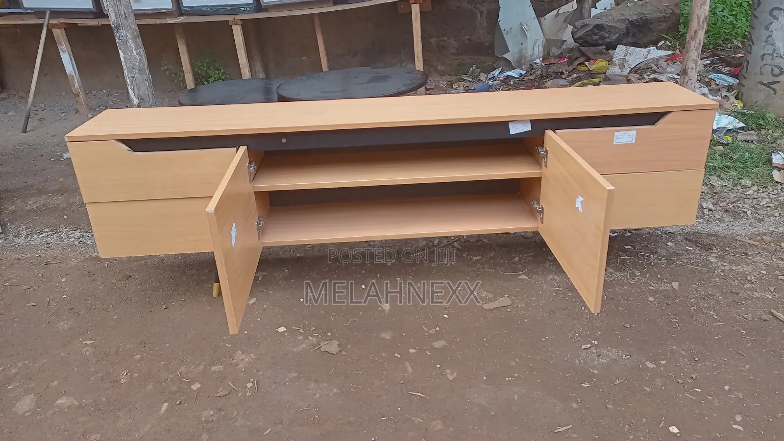 6fits Beech Tv Stand