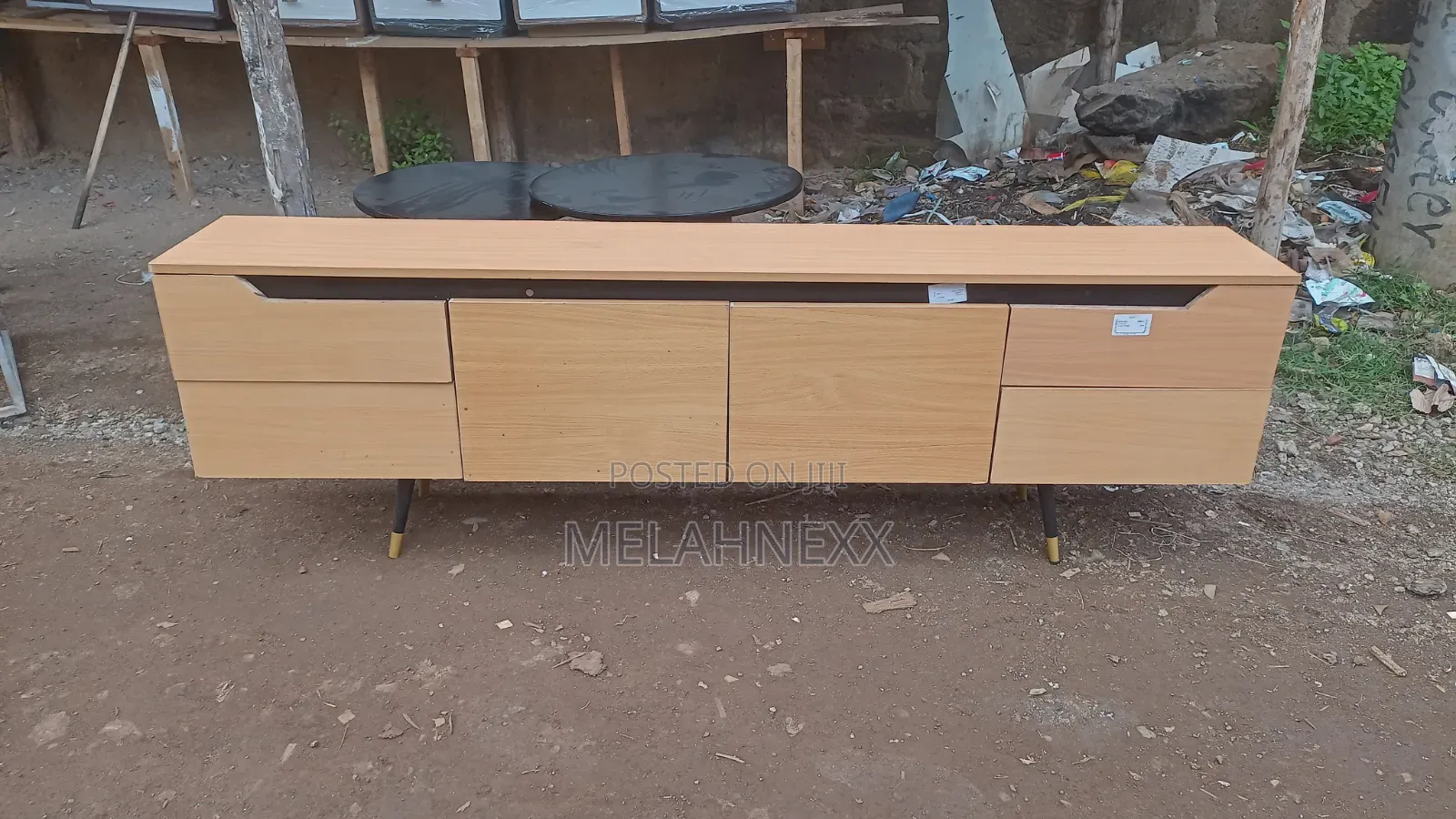 6fits Beech Tv Stand