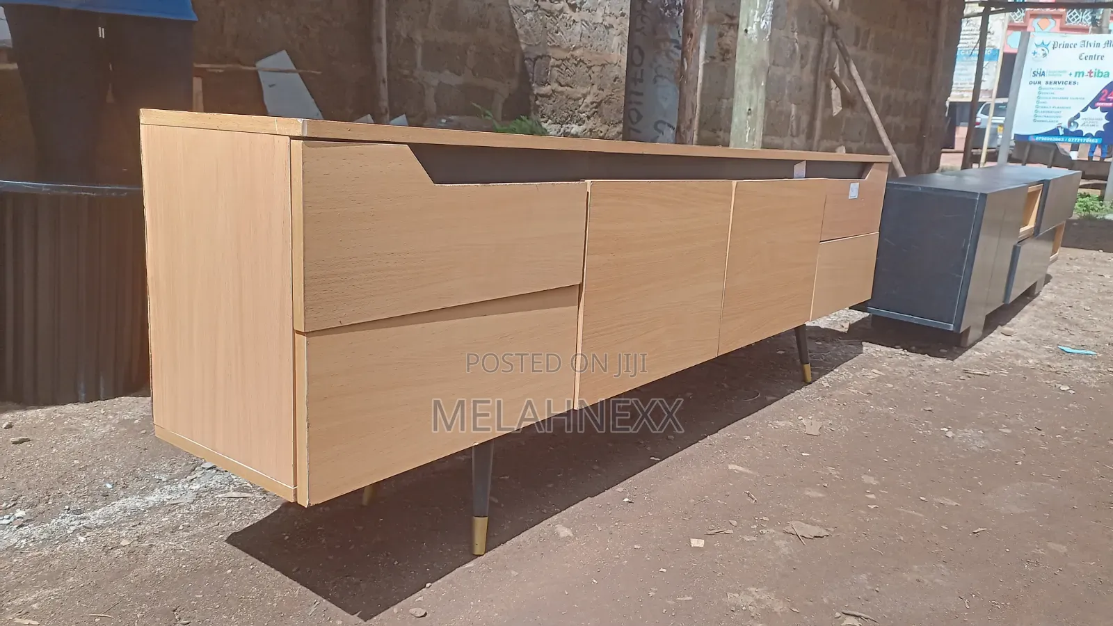 6fits Beech Tv Stand