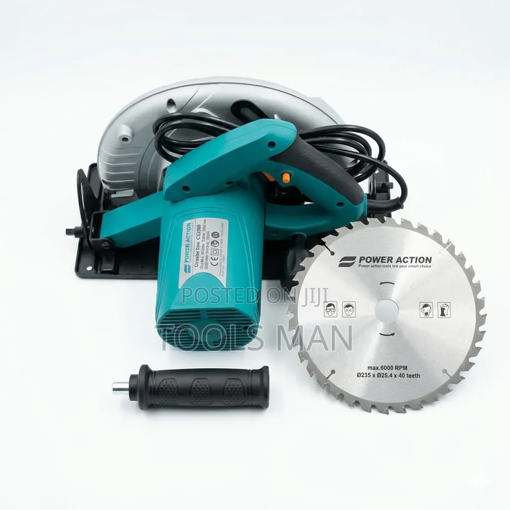 Power Action 235mm Heavy Duty Circular Saw 2300w - Cs2300.