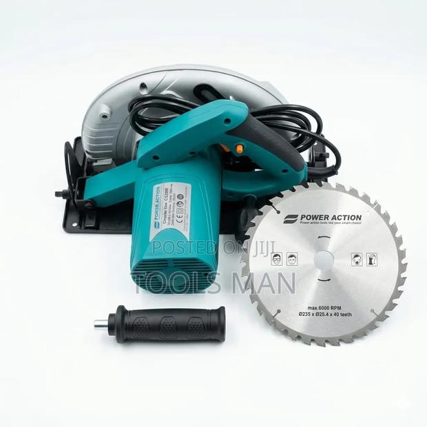 Power Action 235mm Heavy Duty Circular Saw 2300w - Cs2300.