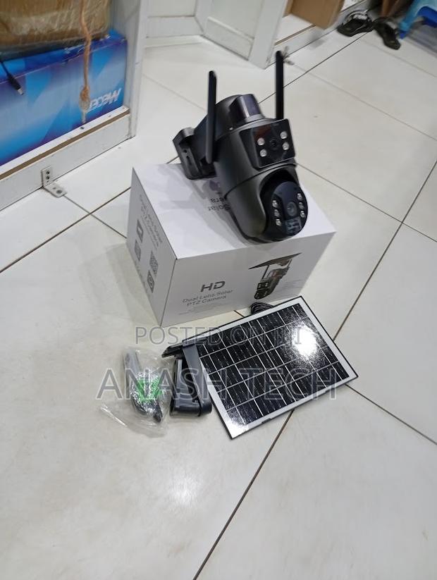 New Wifi Ubox 4mp Dual Lens Solar PTZ Camera