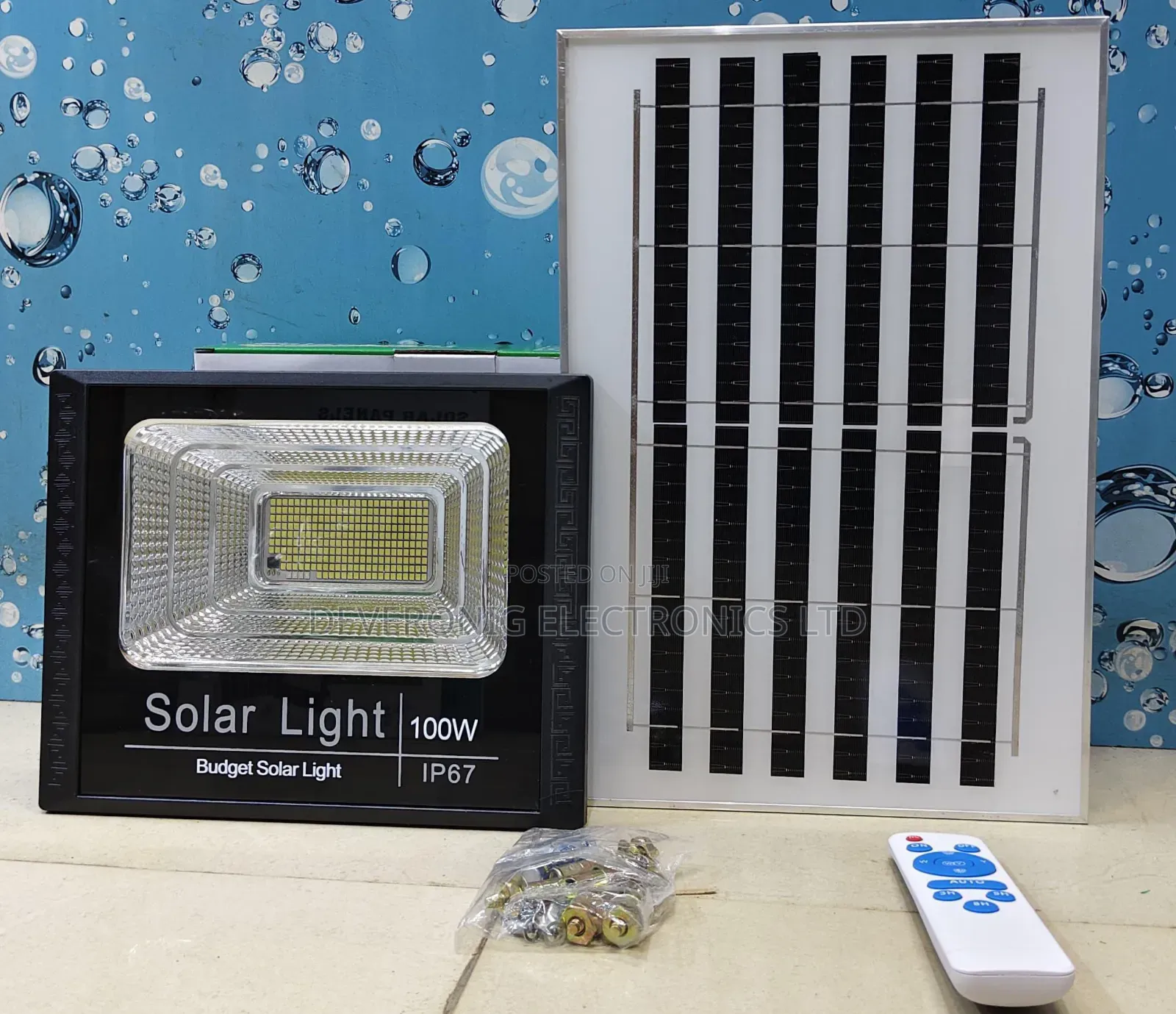 *100watts Budget Solar Floodlight*=