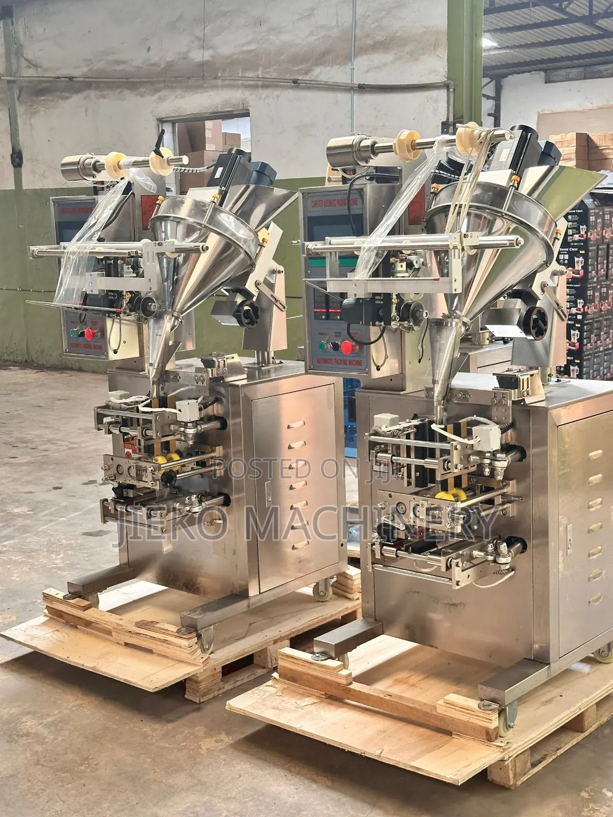 Automatic Vertical Powder Packing Machine High-Speed Sachet Packaging