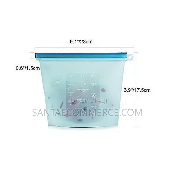 Reusable Silicone Food Storage Fridge Bags