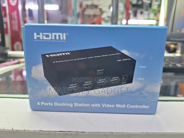 4 Ports Hdmi Docking Station With Video Controller Screens Extender - main view