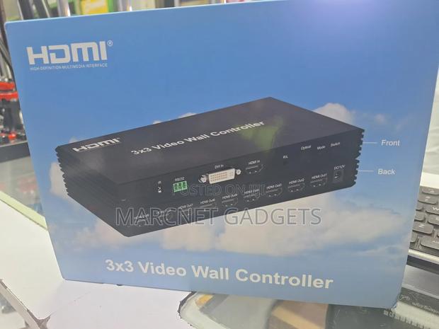 3×3 Video Wall Controller Combine 9 Screens 1 Hdmi Input 9 Output Dvi