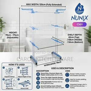 Foldable Outdoor Drying Cloth Rack